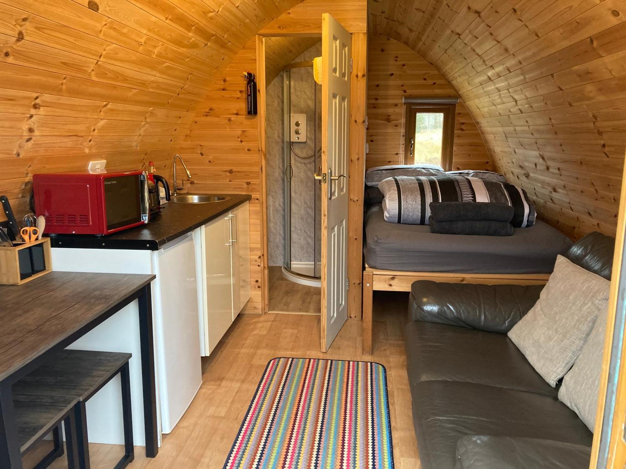 Готель Kilcamb Camping Pods Edinbane Екстер'єр фото